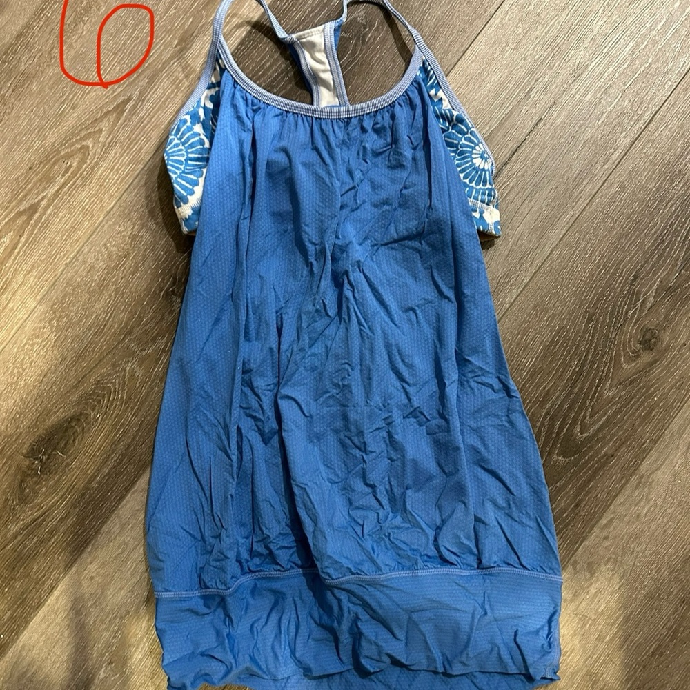 Lululemon Athletica Blue Tank Top